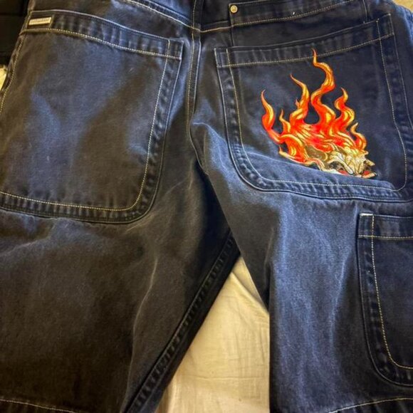 JNCO Other - JNCO Men's Black and Navy Shorts